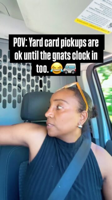 Behind the Signs: The Gnat Attack 😂🚐
Behind the scenes, y’all just don’t know how annoying these gnats are. They hide in the flutes of these coroplast signs and come out ready to wreak havoc during pickups. 😂🚐
#signlady #dmvyardcards #yardcards #maryland