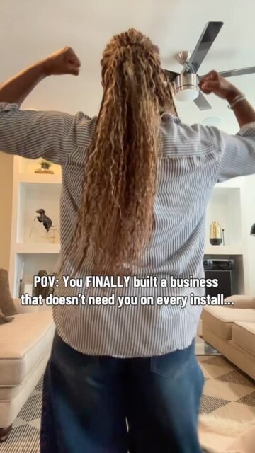 POV: You finally built a business that doesn’t need you on every install… so now you’re dancing while your team handles it. 💃🏽🙌 
From doing it all myself to trusting an amazing crew. That’s the kind of growth worth celebrating! ❤️🎉
#signlady #dmvyardcards #yardcards #maryland #SmallBusinessOwner BossMoves TeamWork WorkSmarter