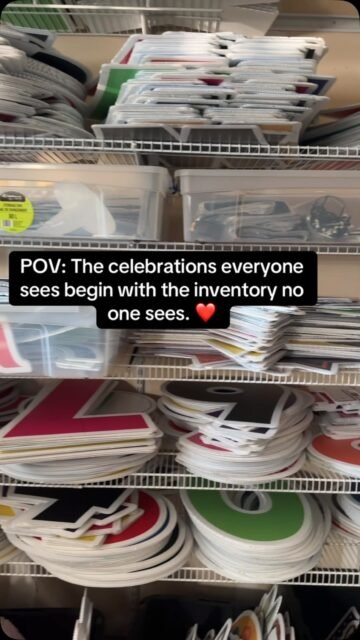 📦 Inventory Day
POV: The celebrations everyone sees begin with the inventory no one sees. ❤️
Today isn’t about balloons or big displays—it’s about counting letters, organizing colors, and making sure every piece is ready for the next celebration. The behind-the-scenes work may not be glamorous, but it’s what keeps the smiles coming. One letter at a time. ✨
#BehindTheScenes #SmallBusinessLife #InventoryDay #signlady #dmvyardcards yardcards maryland